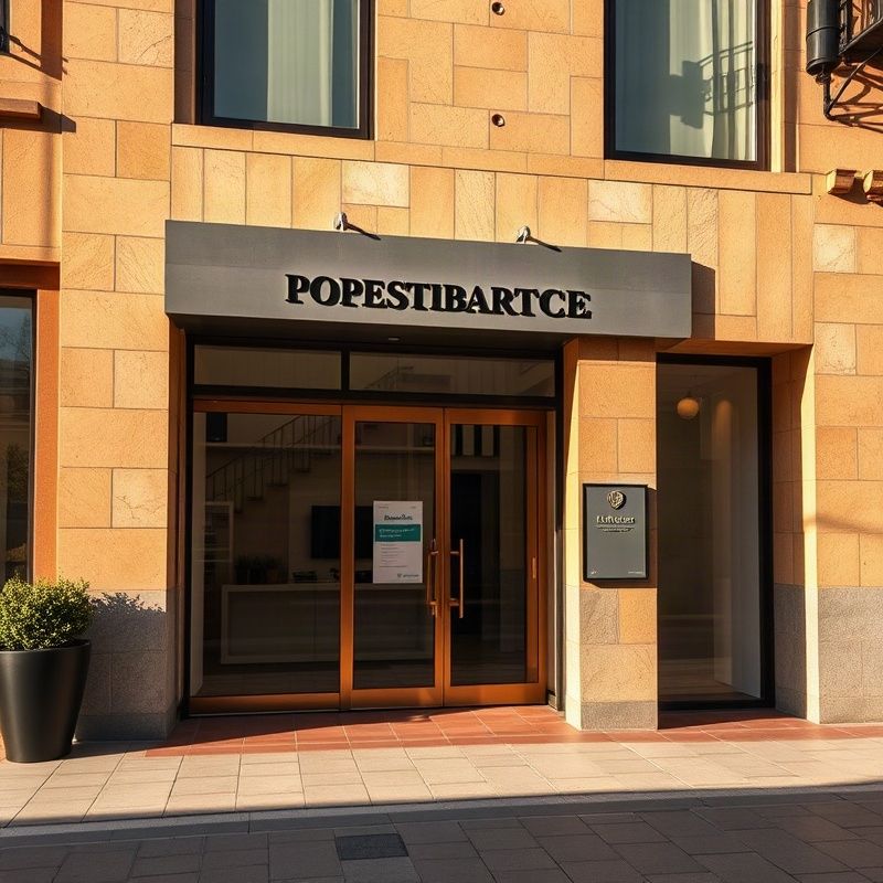 Entrada de la oficina de Astroxstone en Calle Alfonso I, Zaragoza